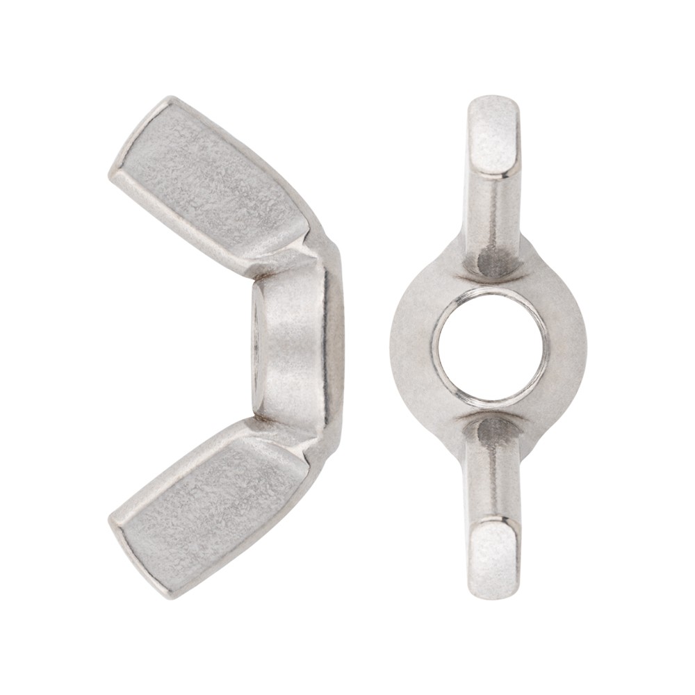 WING NUT A2, Tuerca mariposa en acero inoxidable A2